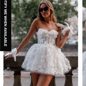 Rosie Ettiene bridal Fleur dress. mini bridal